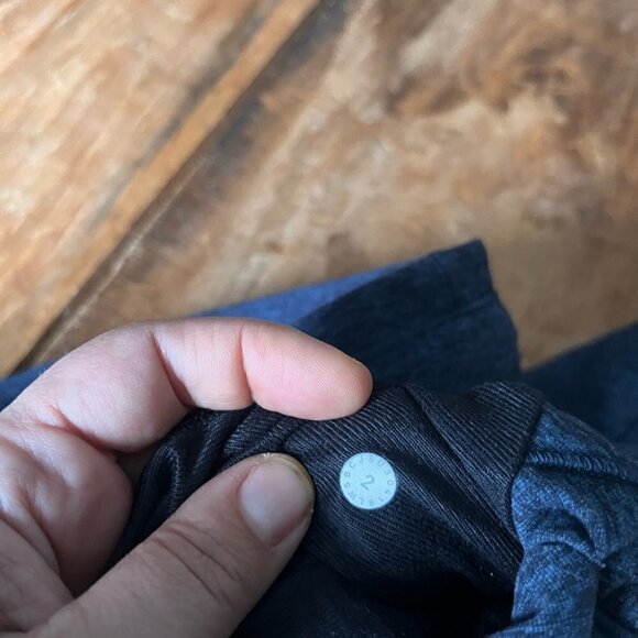Lululemon Ready To Rulu Pant Heathered True Navy / Black Size 2 - Picture 7 of 7